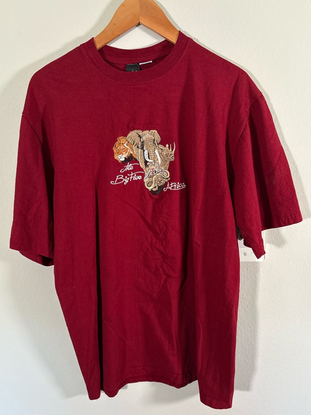 The Big Five Africa Embroidered T‑Shirt